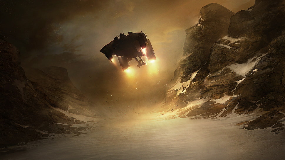 spacecraft digital wallpaper, Starcraft II, StarCraft, StarCraft II : Heart Of The Swarm, video games HD wallpaper