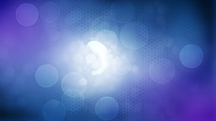 purple and blue bokeh light graphic wallpaper