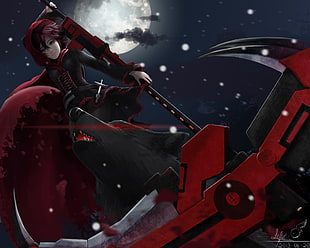 RWBY character, anime girls, anime, RWBY, Ruby Rose (character)