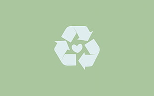 recycle logo HD wallpaper