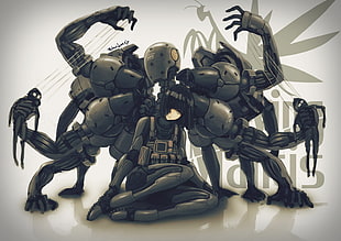 Metal Gear Solid 4, BB Corps, machine, artwork HD wallpaper