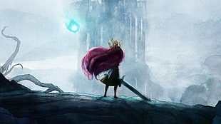 warrior princess game character illustration HD wallpaper