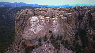 Mount Rushmore, South Dakota, Mount Rushmore, USA, presidents HD wallpaper