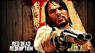 Red Dead Redemption illustration HD wallpaper