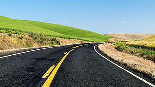empty road at daytime, road HD wallpaper