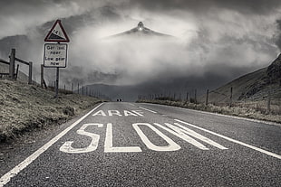 gray and white concrete road illustration, aircraft, digital art, road, Avro Vulcan