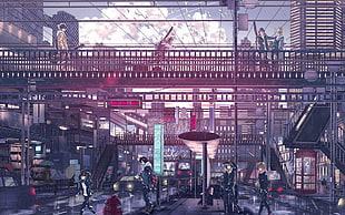 anime scene illustration HD wallpaper