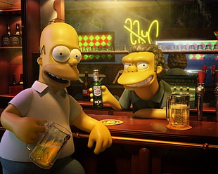 Homer Simpsons, The Simpsons, bar