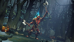 Troll Warlord from Dota 2 HD wallpaper