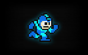 Mega Man wallpaper, video games, Mega Man, pixel art HD wallpaper