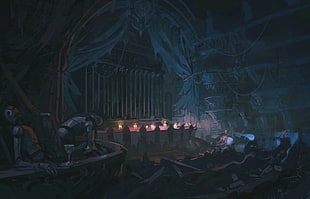 cartoon artwork digital wallpaper, Castlevania: Lords of Shadow, video games, concept art HD wallpaper