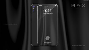 space gray iPhone X