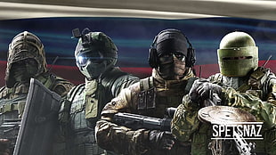 Spetsnaz digital wallpaper, Rainbow Six: Siege, Tom Clancy's, Ubisoft, video games HD wallpaper