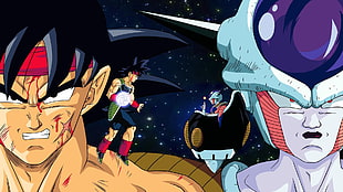 Freeza and Bardock illustration, Bardock, Frieza, Dragon Ball, Dragon Ball Z Kai HD wallpaper