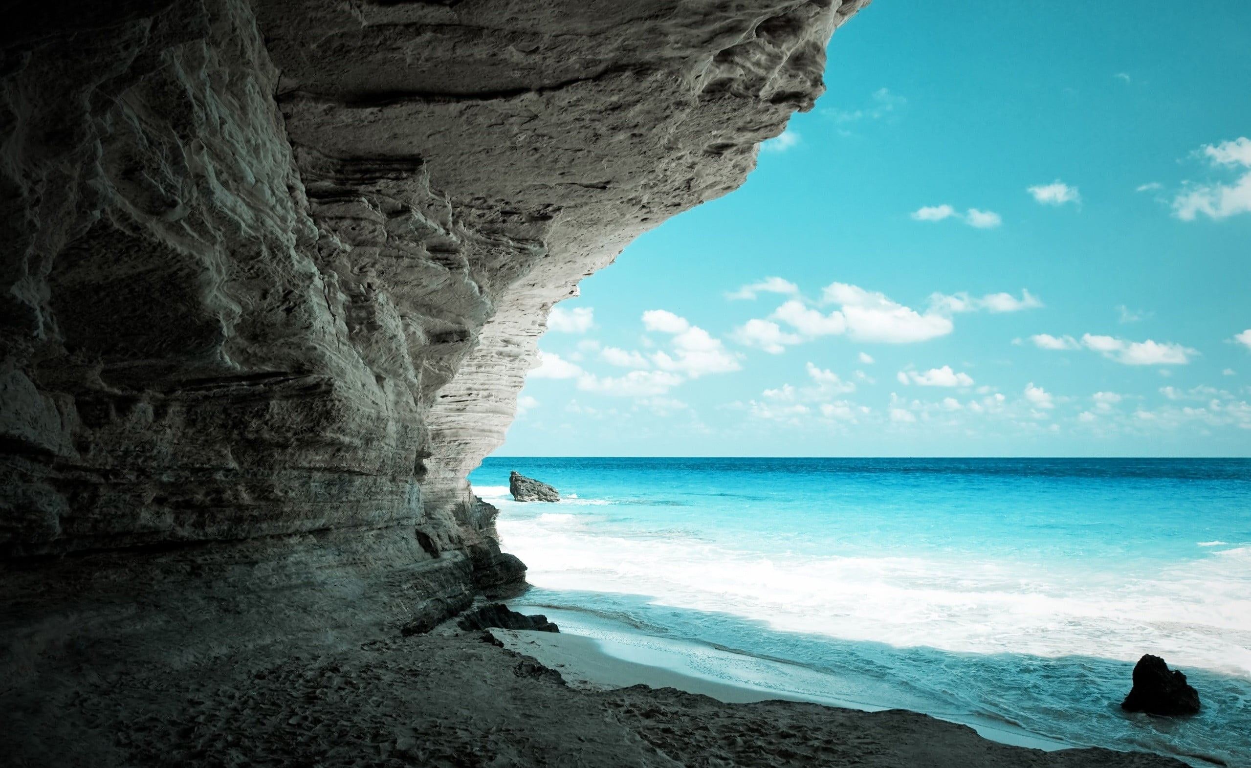 white and blue wooden boat, photography, nature, water, sea