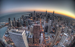 aerial photo of high raise buildings during daytime