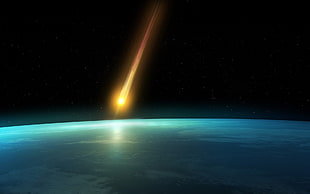 asteroid wallpaper, artwork, planet, space art, digital art HD wallpaper