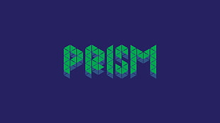 Prism text illustration, prism, blue, minimalism, purple HD wallpaper