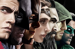 DC Super Hero face painting HD wallpaper