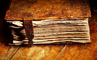 brown hardbound book, books, photography, old, paper HD wallpaper