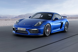 blue Porsche 911 HD wallpaper