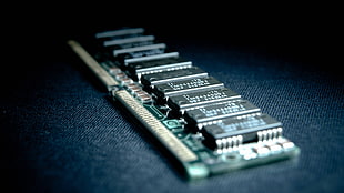 closeup photo of a DIMM stick HD wallpaper