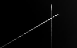 aircraft, artwork, minimalism, black