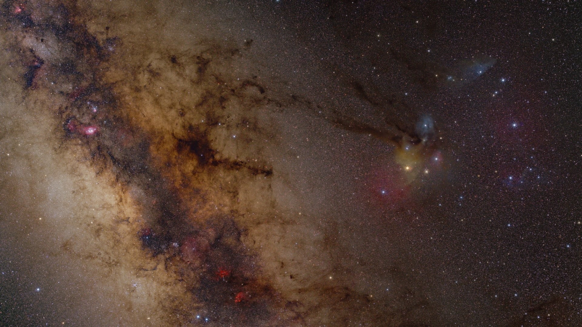 Nebula wallpaper, space, Milky Way
