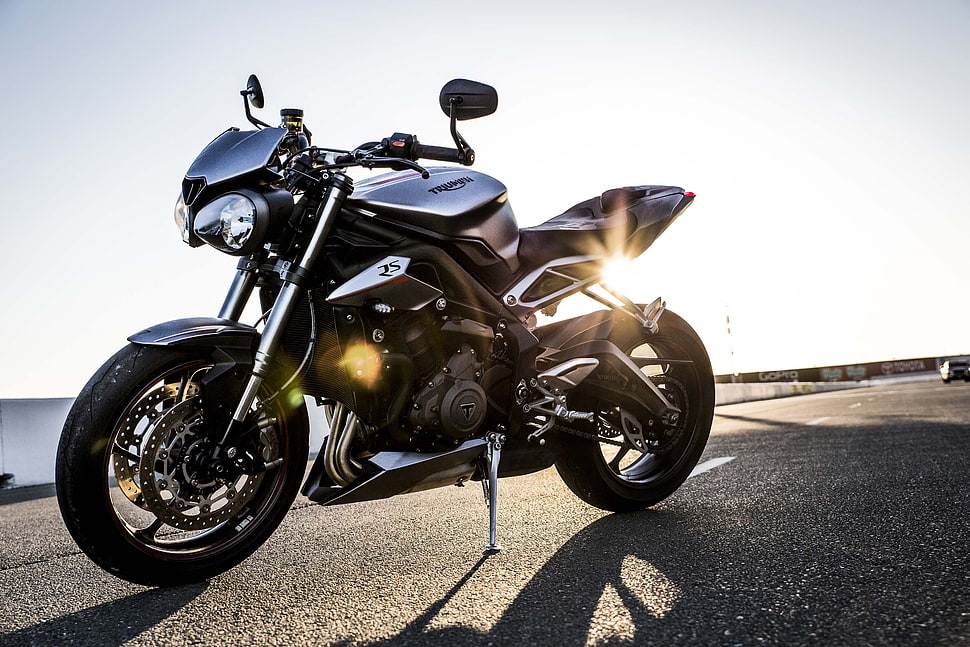 black naked motocycle HD wallpaper