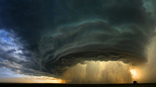 cloudy sky, tornado