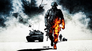 soldier game application digital wallpaper, Battlefield, Battlefield: Bad Company 2 HD wallpaper