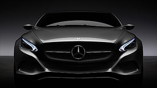 black Mercedes-Benz car, Mercedes-Benz, car HD wallpaper