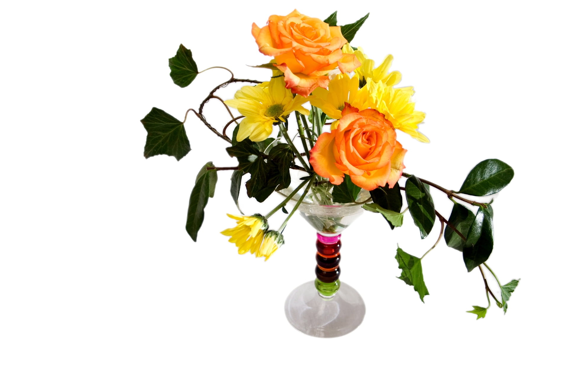Roses, Flowers, Yellow, Vase HD wallpaper | Wallpaper Flare