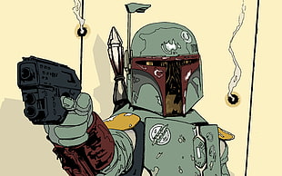 Boba Fett artwork, Star Wars, Boba Fett