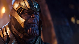 men's gray suit, Thanos, Marvel Cinematic Universe, The Avengers, Avengers Infinity War HD wallpaper