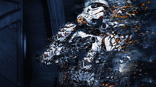 stormtrooper digital painting HD wallpaper