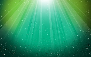 green light rays HD wallpaper