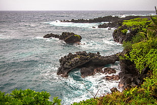 island beside the ocean