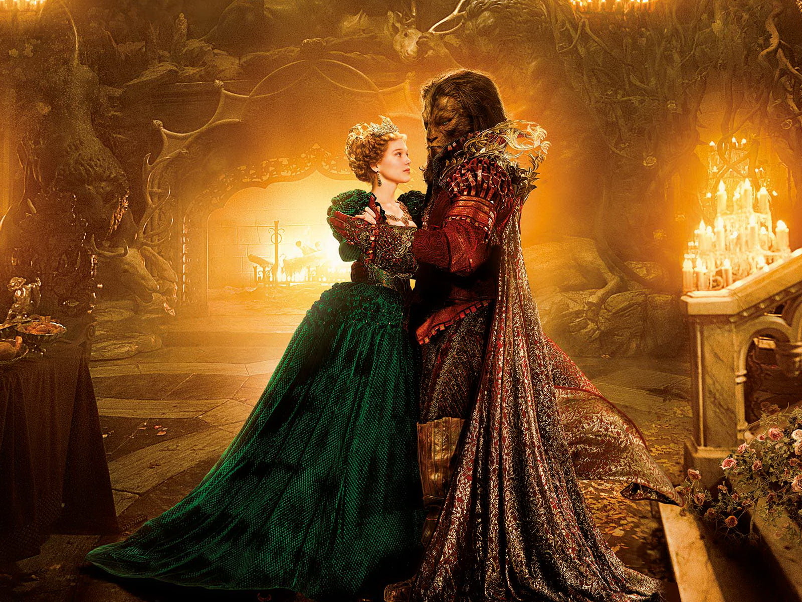 Beauty And The Beast Poster Hd Wallpaper Wallpaper Flare