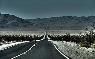 gray concrete road, road, landscape, highway HD wallpaper