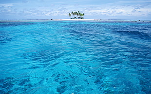 islet, sea, nature, water, island HD wallpaper