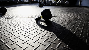 black kettle bell, photography, kettlebells HD wallpaper