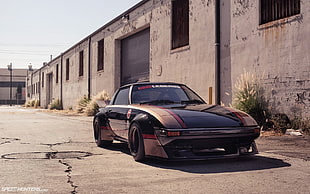 black and red coupe, Mazda, Mazda RX-7, Speedhunters HD wallpaper