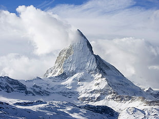 snow-capped mountain