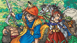 anime character artwork, video games, Dragon Quest VIII: Journey of the Cursed King, Akira Toriyama, Jessica Albert