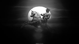 man riding horse illustration, Mustafa Kemal Atatürk HD wallpaper