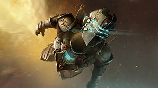 gray robot wallpaper, Dead Space, Isaac Clarke, video games, Dead Space 2