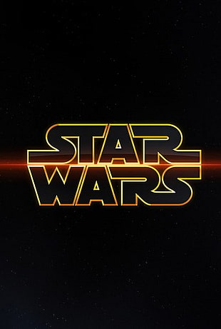 Star Wars logo HD wallpaper