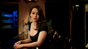 Emilia Clarke, celebrity, actress, Emilia Clarke, brunette