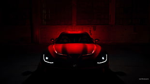 red car wallpaper, Dodge Viper, Dodge, car, red cars